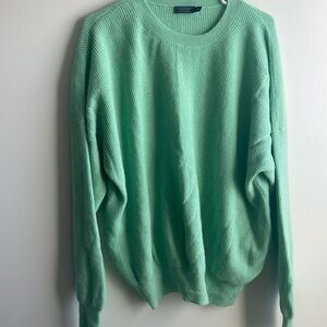 Vineyard Vines green cashmere sweater size L/XL
